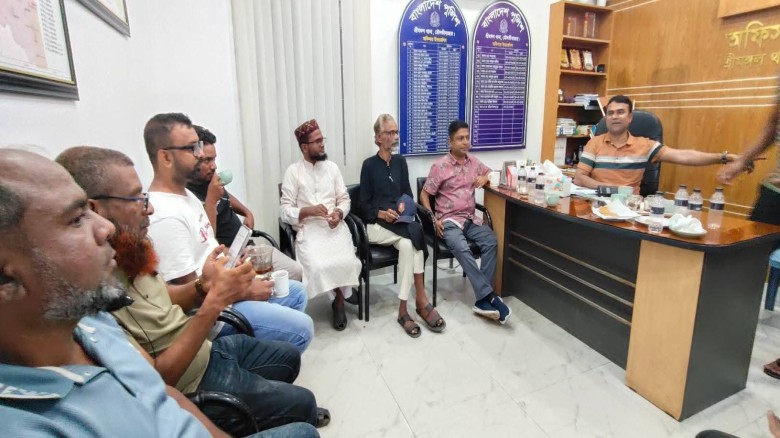 সাংবাদিকদের ওপর হামলার প্রতিবাদে শ্রীমঙ্গল প্রেসক্লাবের জরুর